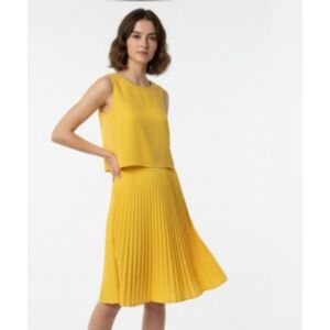 Weekend Max Mara Scoop‎ Neck Knee-Length Dress Size S